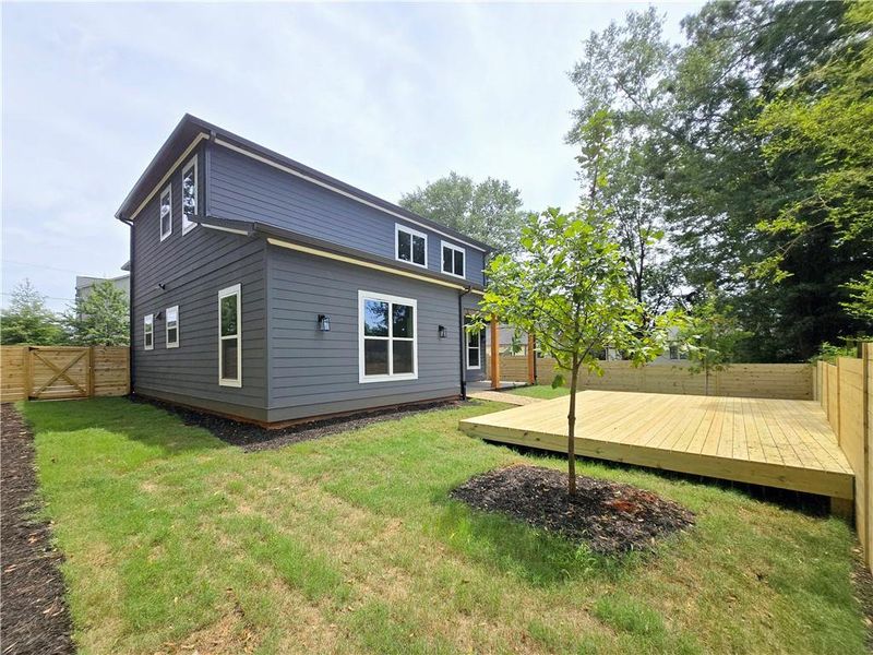 Front exterior of a new home in , Atlanta, GA, highlighting curb appeal (Image 28). Front exterior of a new home in , Atlanta, GA, highlighting curb appeal (Image 28).