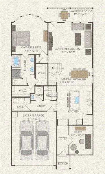 Pulte Homes, Hamilton floor plan