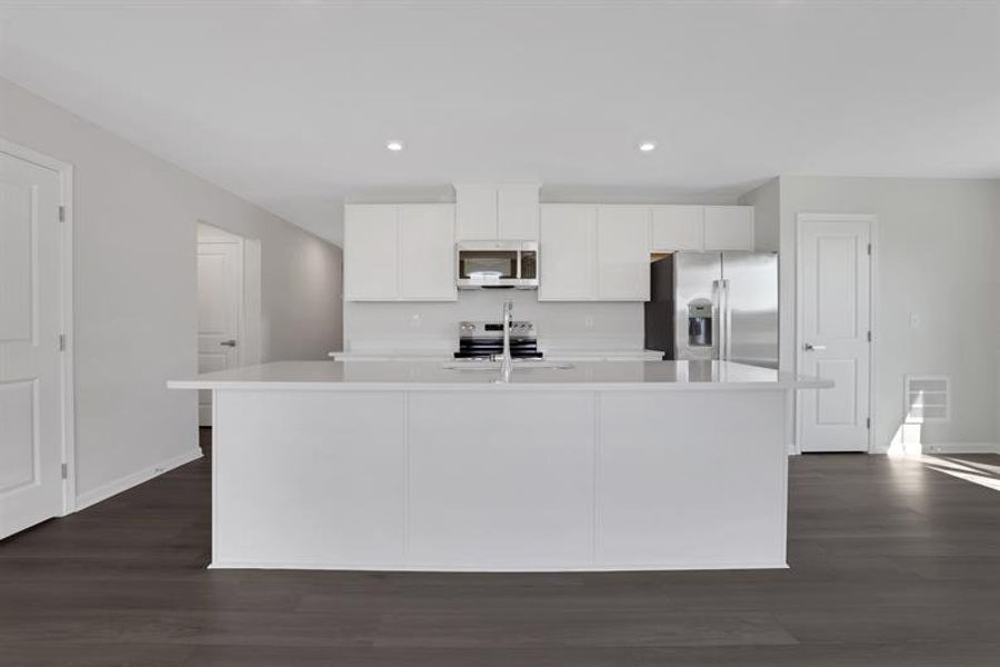 Furnished interior view inside a new home in Aspen Meadows, Hampton (Image 5). Furnished interior view inside a new home in Aspen Meadows, Hampton (Image 5).