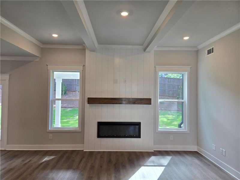 Spacious, unfurnished interior of a new home in Pinecrest Ridge, Dacula (Image 16). Spacious, unfurnished interior of a new home in Pinecrest Ridge, Dacula (Image 16).