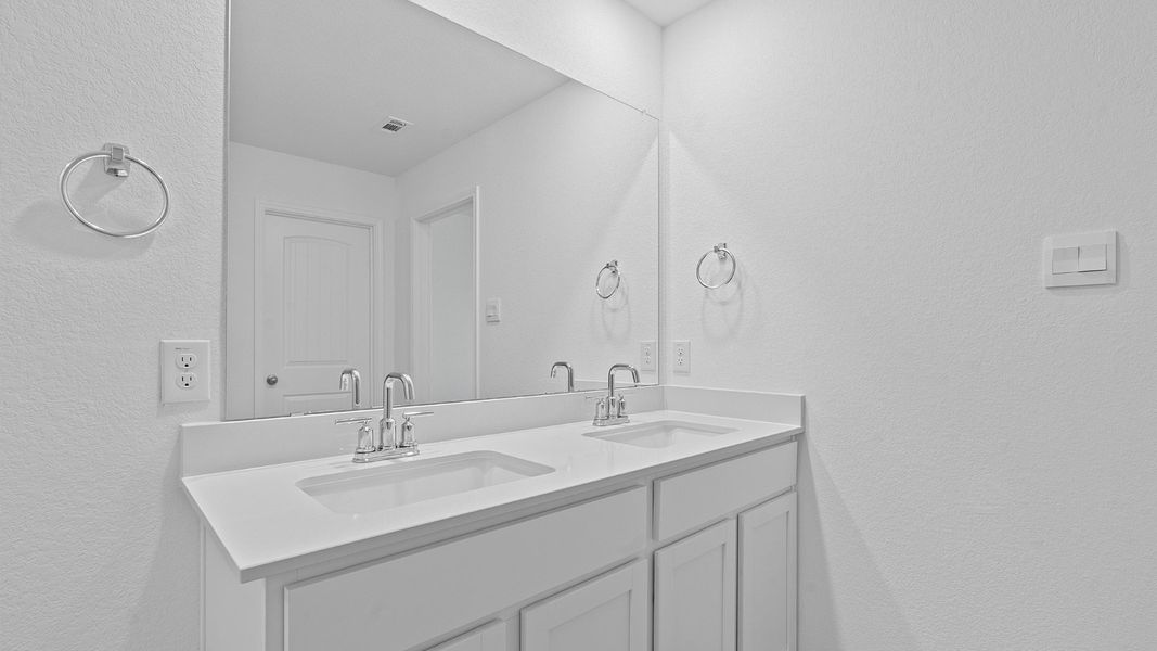 Representative furnished interior of a home built from the The Emma by D.R. Horton in Southgrove, Kyle (Image 8).