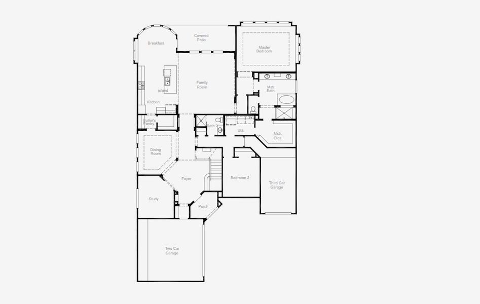 2D floor plan layout of this home in Saddle Star Estates, Rockwall, TX (Image 3). 2D floor plan layout of this home in Saddle Star Estates, Rockwall, TX (Image 3).