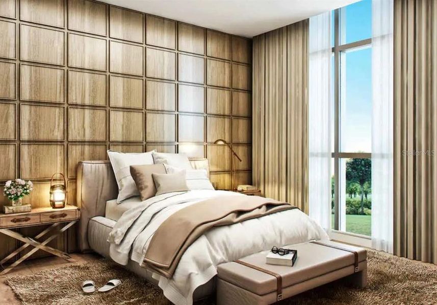 Furnished interior view inside a new home in , Kissimmee (Image 21).