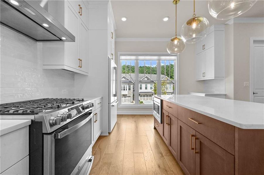 Furnished interior view inside a new home in , Johns Creek (Image 6).
