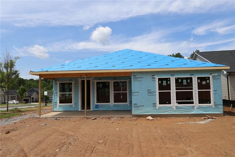 In-progress construction of a new home in Crescent Pointe at Great Sky, Canton, GA (Image 5).