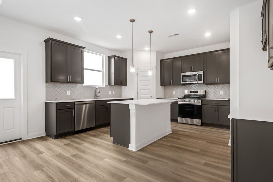 Furnished interior view inside a new home in Calista Farms, White House (Image 84).