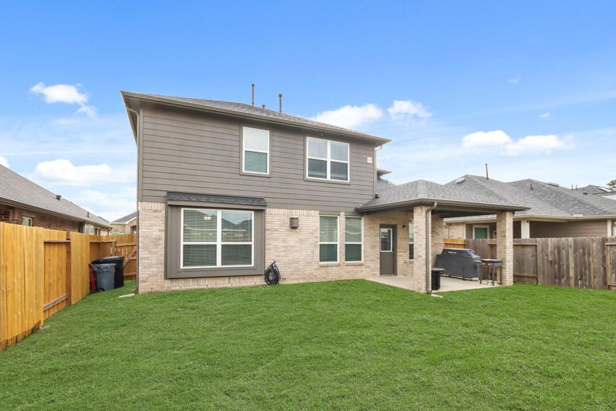 Lots of room in this back yard!