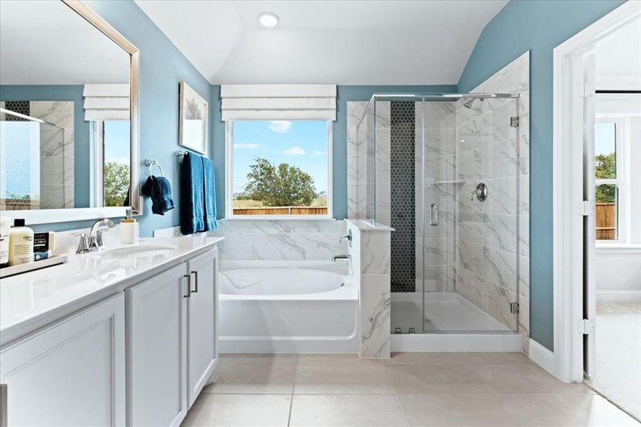 Furnished interior view inside a new home in Walden Pond West, Forney (Image 14).
