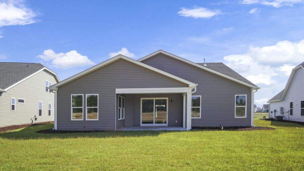 Representative exterior details of a home built from the The Oceanside by Chesapeake Homes in Bridgewater - Shorehaven Village, Little River (Image 4).