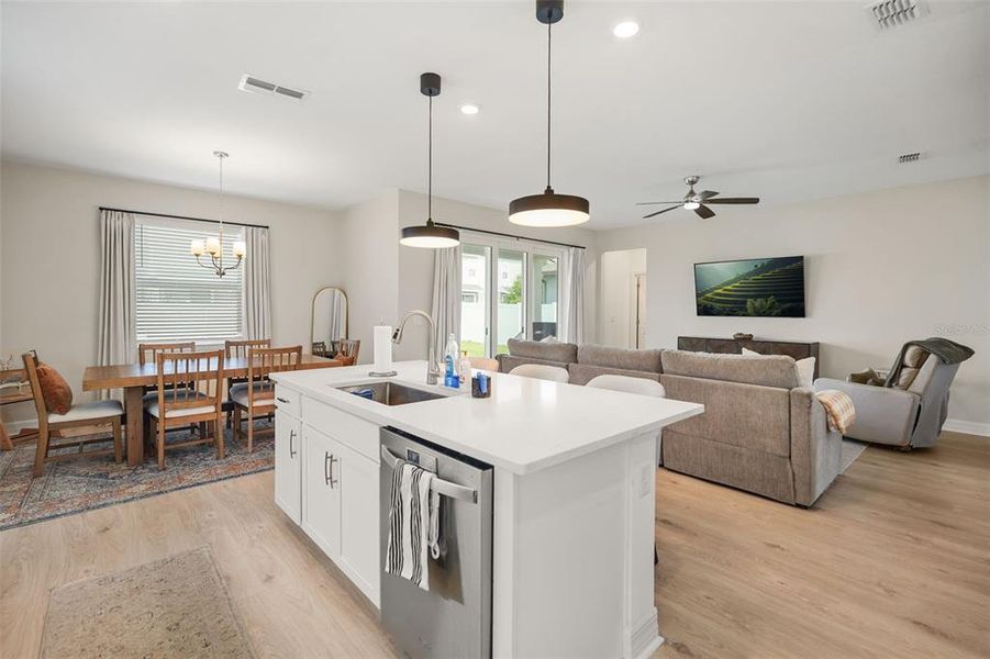 Furnished interior view inside a new home in Prairie Oaks, St. Cloud (Image 7).