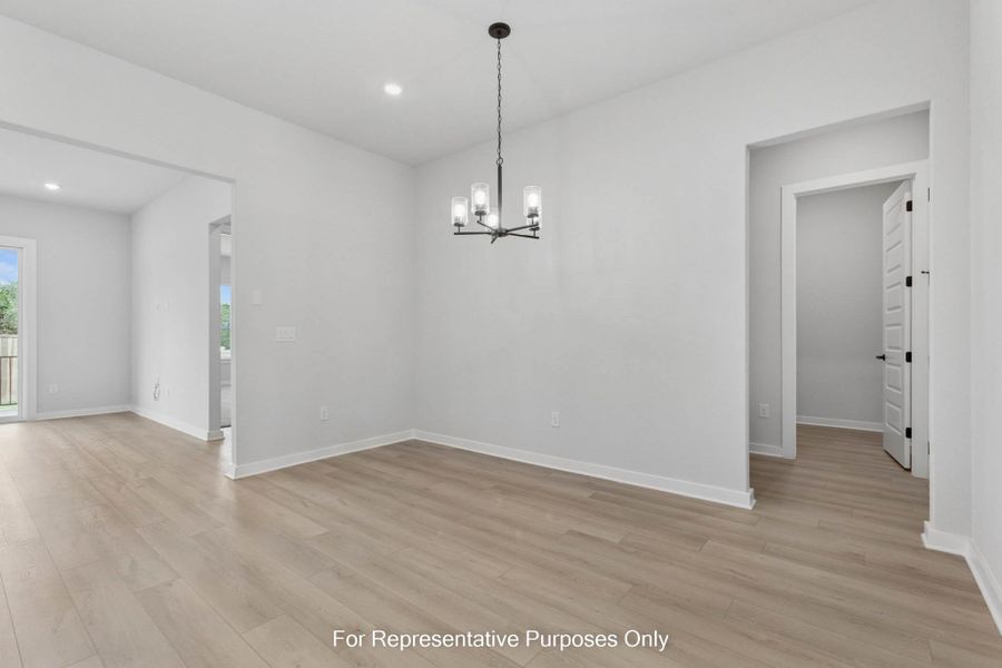 Spacious, unfurnished interior of a new home in Cedar Brook, Leander (Image 11).