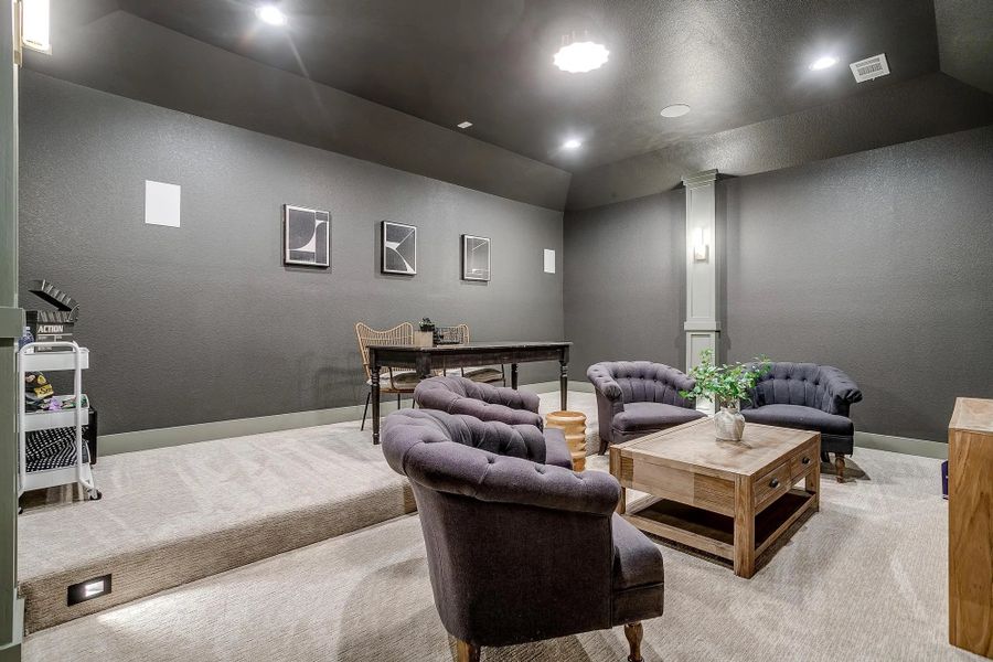 Representative furnished interior of a home built from the The Carley by Elmwood Custom Homes in Matthews Farm, Venus (Image 14).