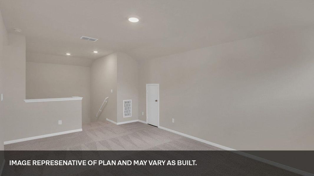 Spacious, unfurnished interior of a new home in Rosenbusch Ranch, Leander (Image 12).