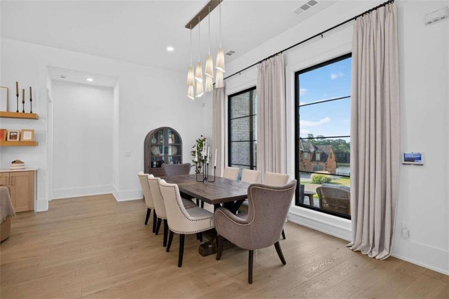 Furnished interior view inside a new home in , Hoschton (Image 40).