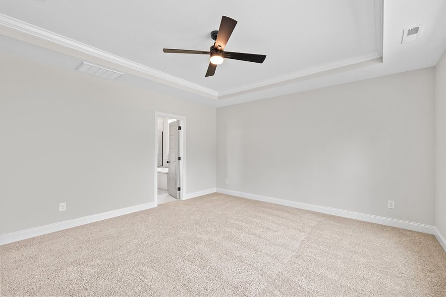 Representative unfurnished interior of a home built from the The Bradley by RobuckHomes in Baylee Ridge, Selma (Image 185). Representative unfurnished interior of a home built from the The Bradley by RobuckHomes in Baylee Ridge, Selma (Image 185).