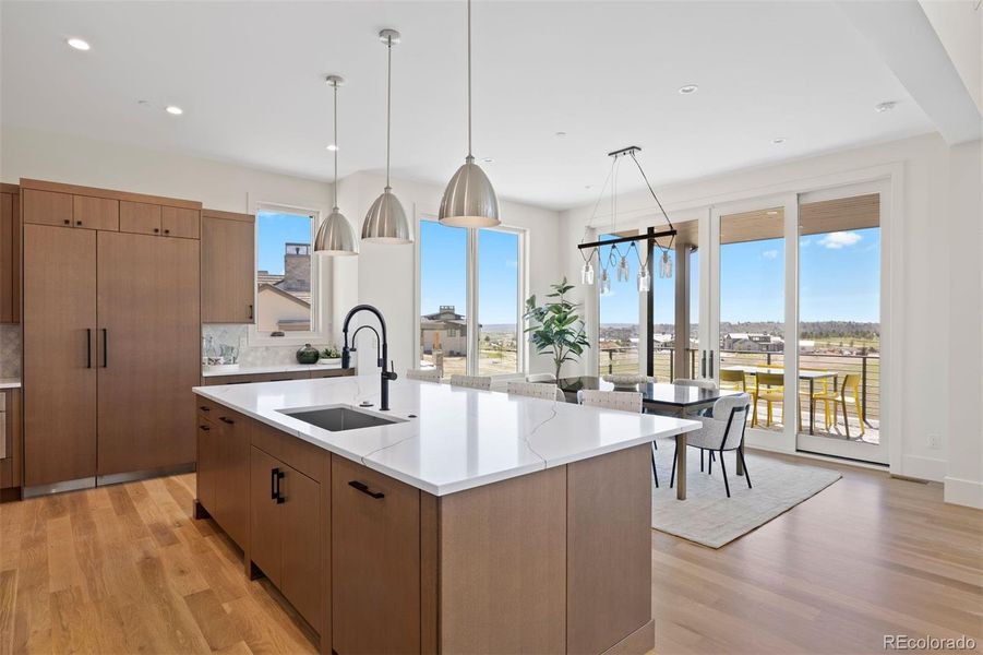 Furnished interior view inside a new home in , Castle Rock (Image 13).