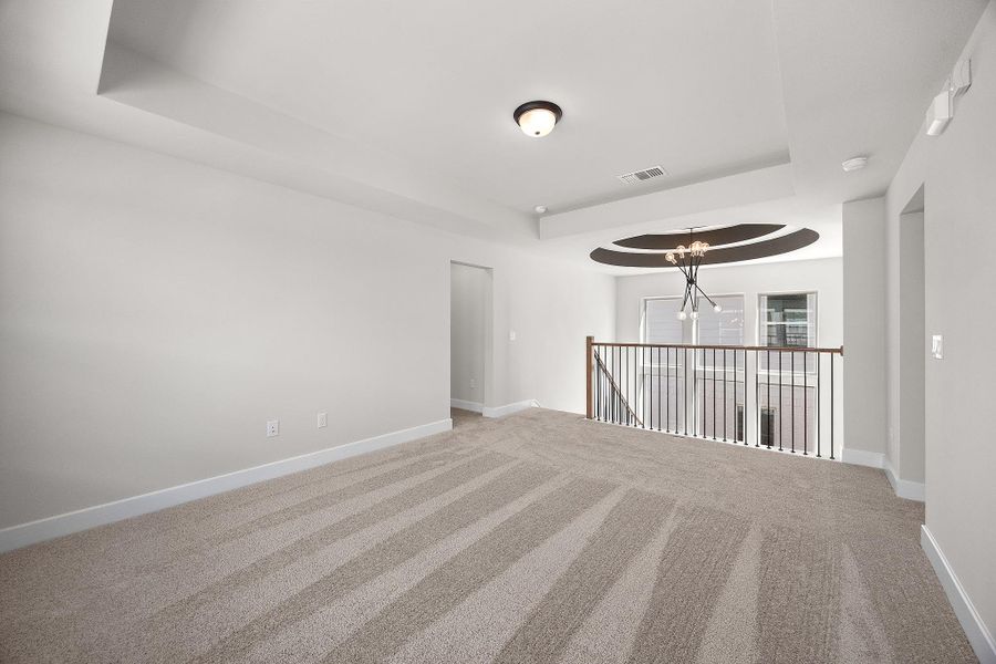 Spacious, unfurnished interior of a new home in Parmer Ranch, Georgetown (Image 31).