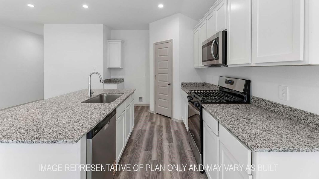 Furnished interior view inside a new home in , Orange (Image 10).