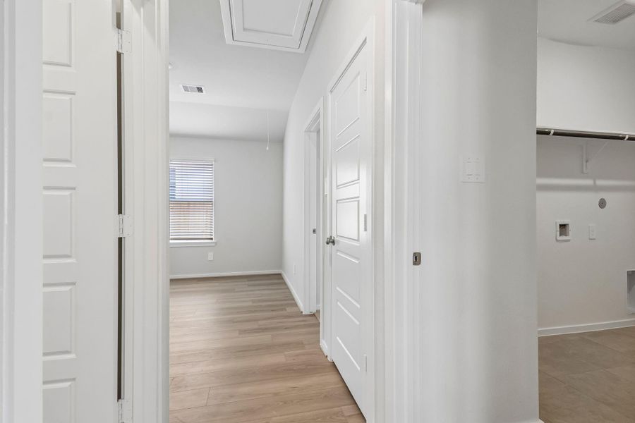 Spacious, unfurnished interior of a new home in Riviera Pines - Premier Series, Huffman (Image 30). Spacious, unfurnished interior of a new home in Riviera Pines - Premier Series, Huffman (Image 30).
