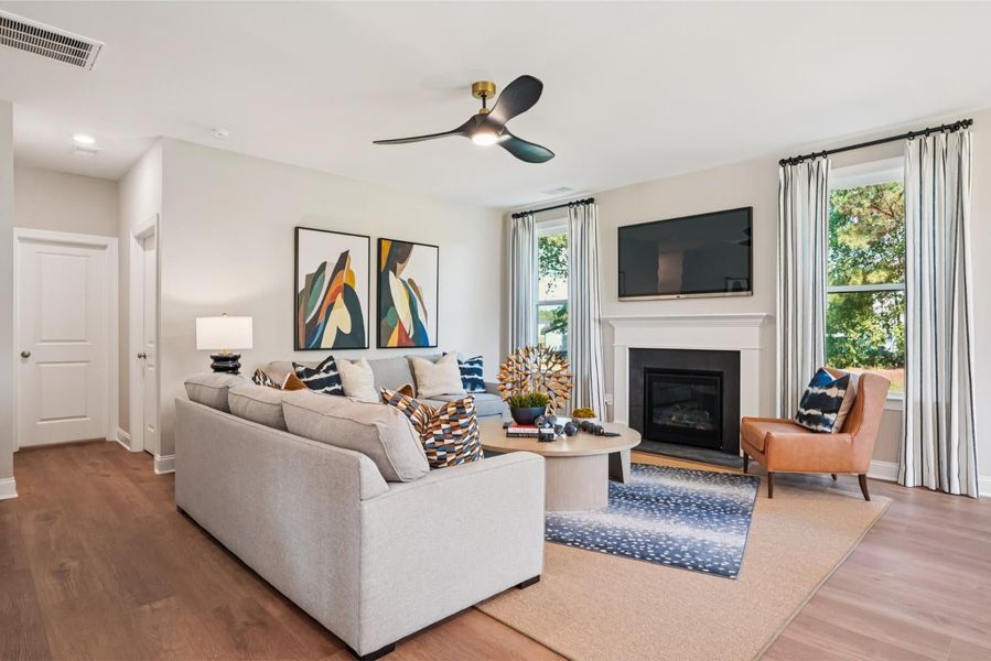 Representative furnished interior of a home built from the Fontana by Caruso Homes in Blue Run, Raleigh (Image 9). Representative furnished interior of a home built from the Fontana by Caruso Homes in Blue Run, Raleigh (Image 9).