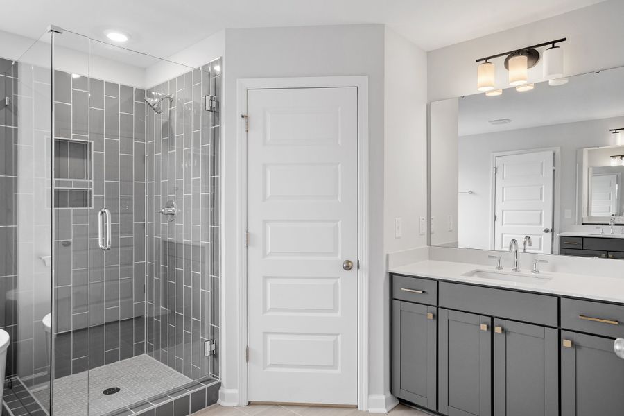 Furnished interior view inside a new home in Sweetbrier, Durham (Image 14).