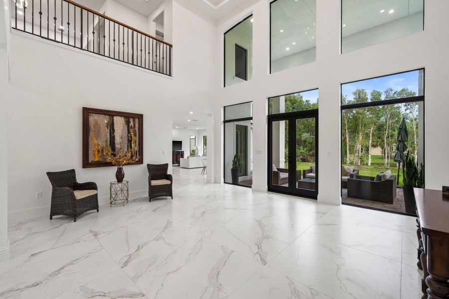 Furnished interior view inside a new home in , Palm Beach Gardens (Image 35).