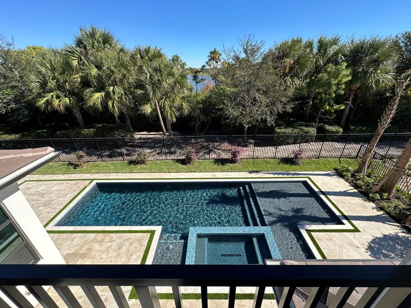Lot 21 Pool View from Balcony