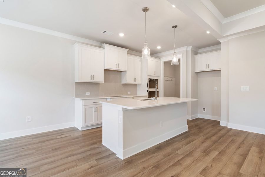 Furnished interior view inside a new home in Rosewood Lake Estates, Hoschton (Image 3).