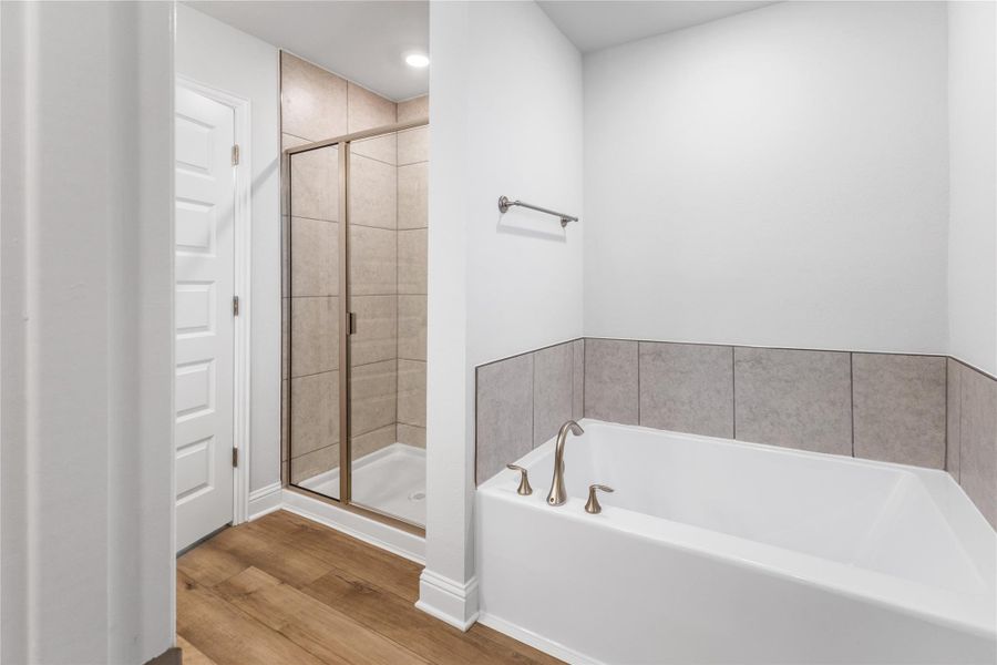 Primary bath and shower Primary bath and shower