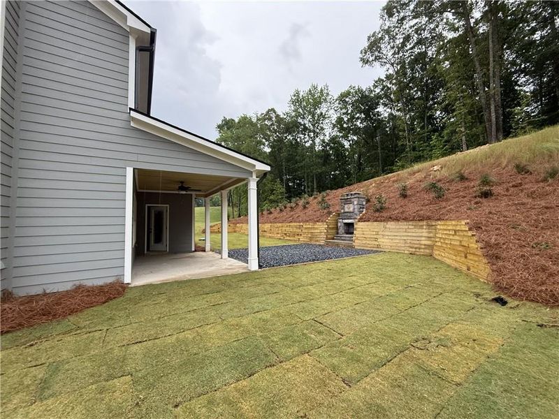 Exterior details and patio area of a home in Woodland Hills, Loganville (Image 3). Exterior details and patio area of a home in Woodland Hills, Loganville (Image 3).