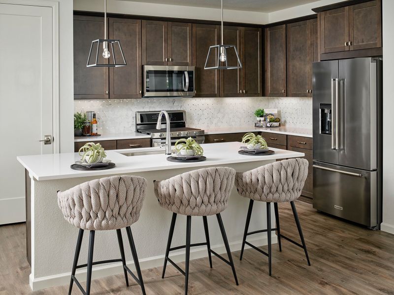 Furnished interior view inside a new home in Sugar Mill Village, Longmont (Image 4). Furnished interior view inside a new home in Sugar Mill Village, Longmont (Image 4).