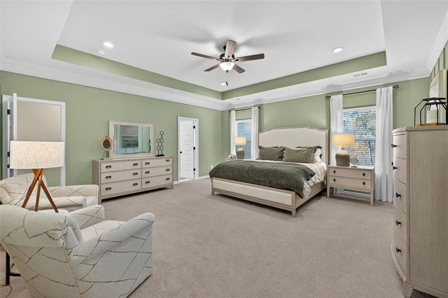 Furnished interior view inside a new home in Sagebrook, Powder Springs (Image 25).