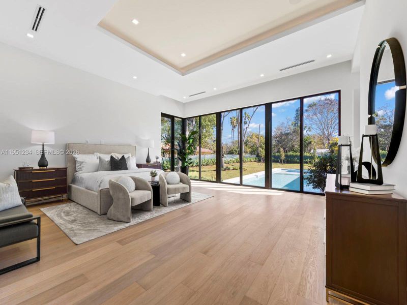 Furnished interior view inside a new home in , Palmetto Bay (Image 39).