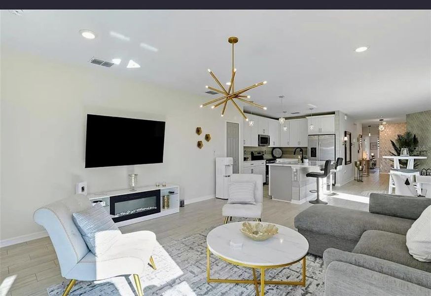 Furnished interior view inside a new home in , Port Charlotte (Image 10). Furnished interior view inside a new home in , Port Charlotte (Image 10).