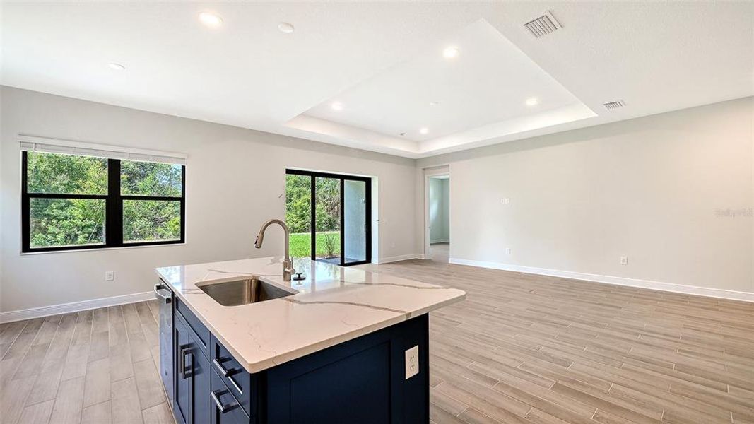 Furnished interior view inside a new home in Vistera of Venice, Nokomis (Image 6).