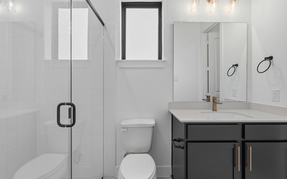 Furnished interior view inside a new home in Elyson, Katy (Image 6).
