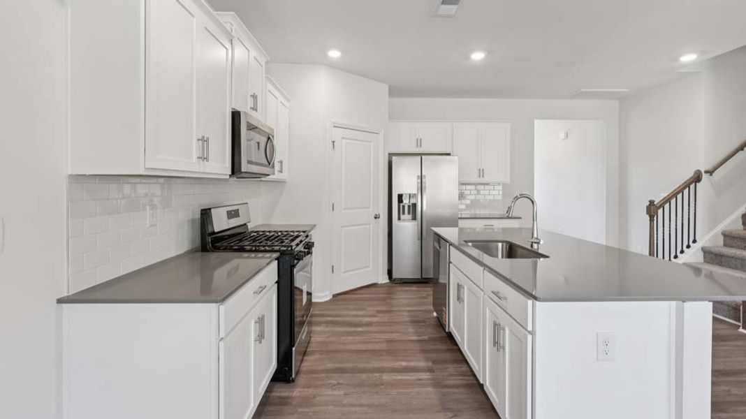 Furnished interior view inside a new home in Rydele Heights, Asheville (Image 7).