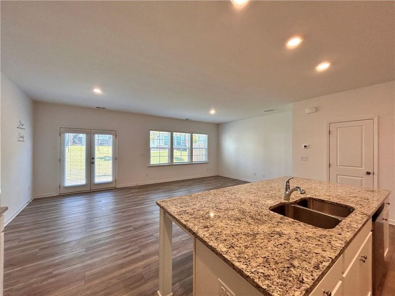 Furnished interior view inside a new home in , Suwanee (Image 7).
