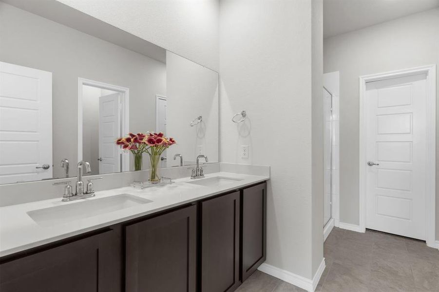 Furnished interior view inside a new home in , Aubrey (Image 9).