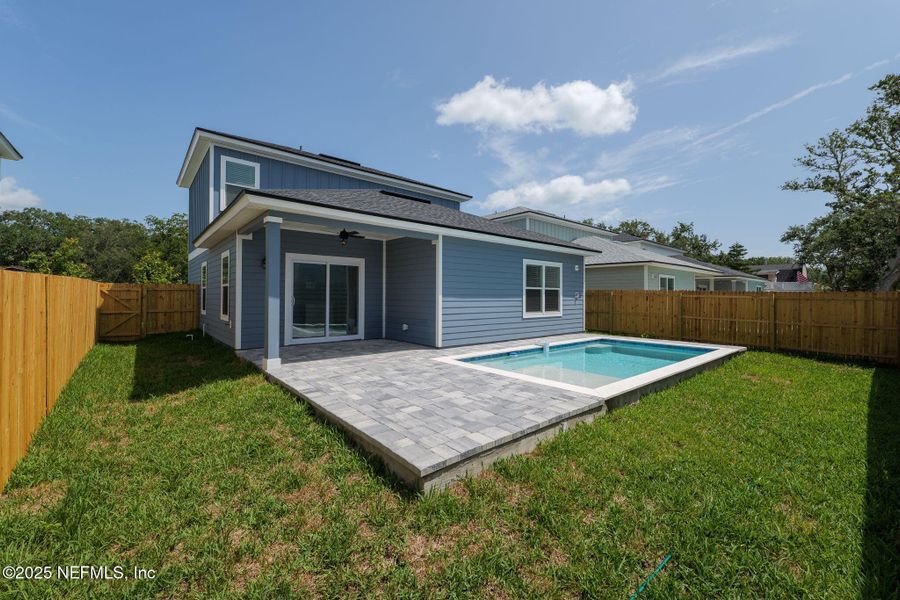 Front exterior of a new home in , St. Augustine, FL, highlighting curb appeal (Image 17).