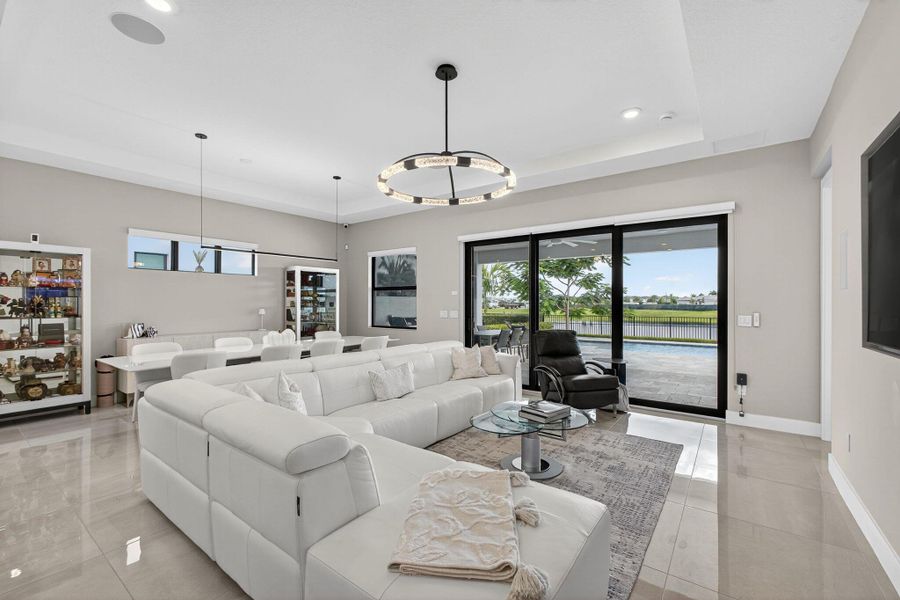 Furnished interior view inside a new home in , The Acreage (Image 34). Furnished interior view inside a new home in , The Acreage (Image 34).