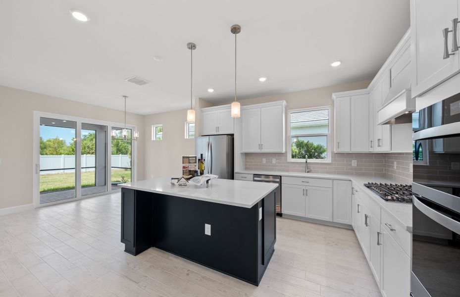 Furnished interior view inside a new home in Shores at Stillwater, Englewood (Image 11).
