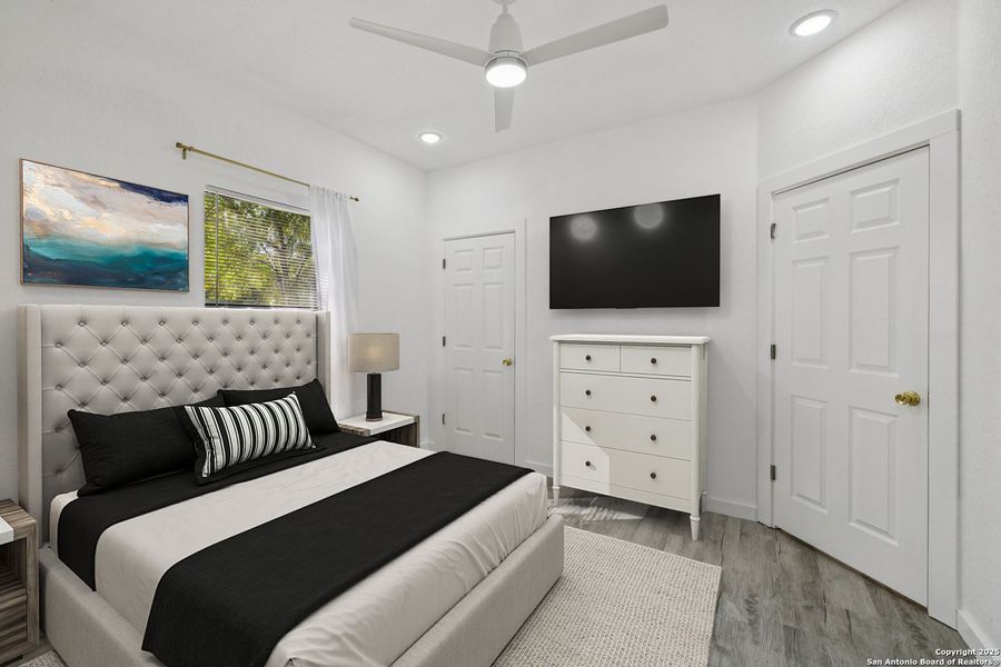 Furnished interior view inside a new home in , San Antonio (Image 34). Furnished interior view inside a new home in , San Antonio (Image 34).