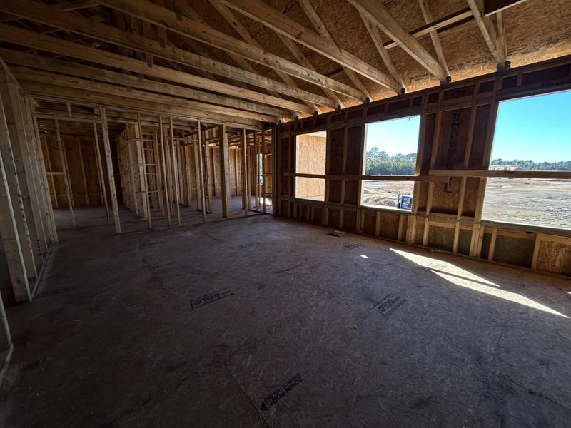 In-progress construction of a new home in Tea Farm: Presidents Series, Ravenel, SC (Image 57).