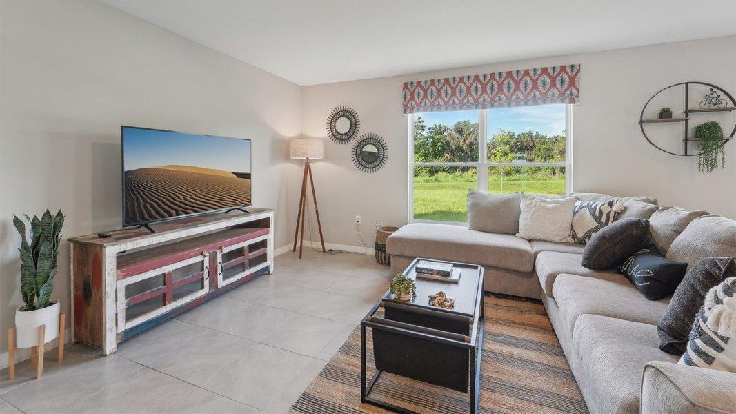 Furnished interior view inside a new home in Abbott Park, Zephyrhills (Image 9).