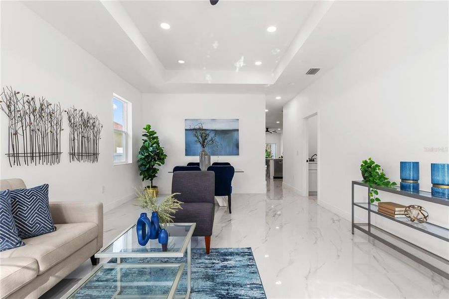 Furnished interior view inside a new home in , Tampa (Image 5).