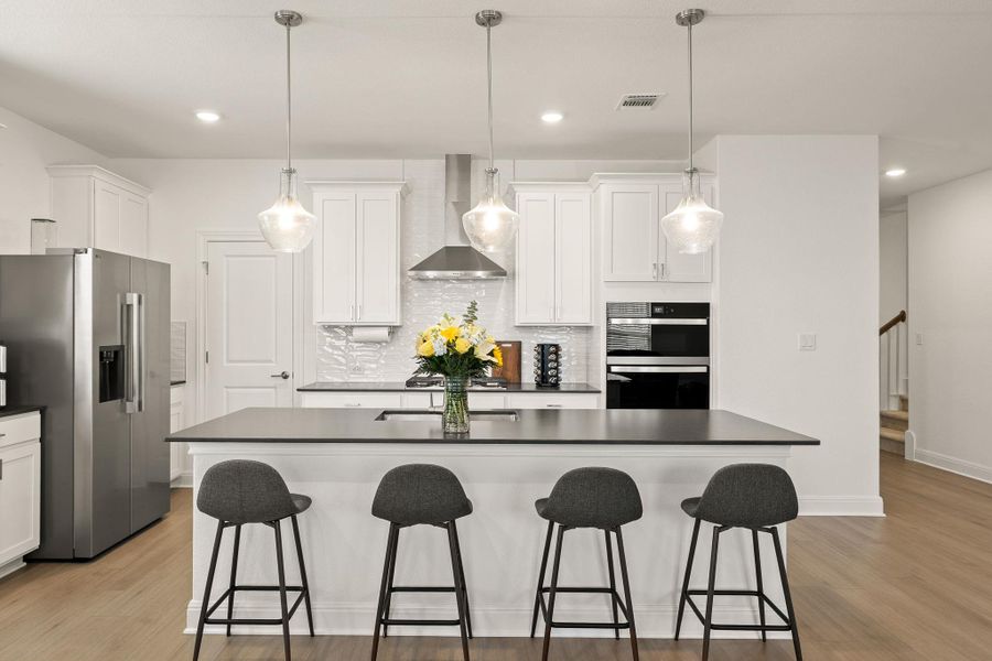 Furnished interior view inside a new home in Saddleback at Santa Rita Ranch, Liberty Hill (Image 11).