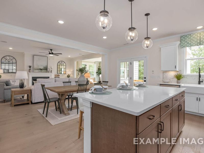 Furnished interior view inside a new home in Tobacco Road, Angier (Image 19).
