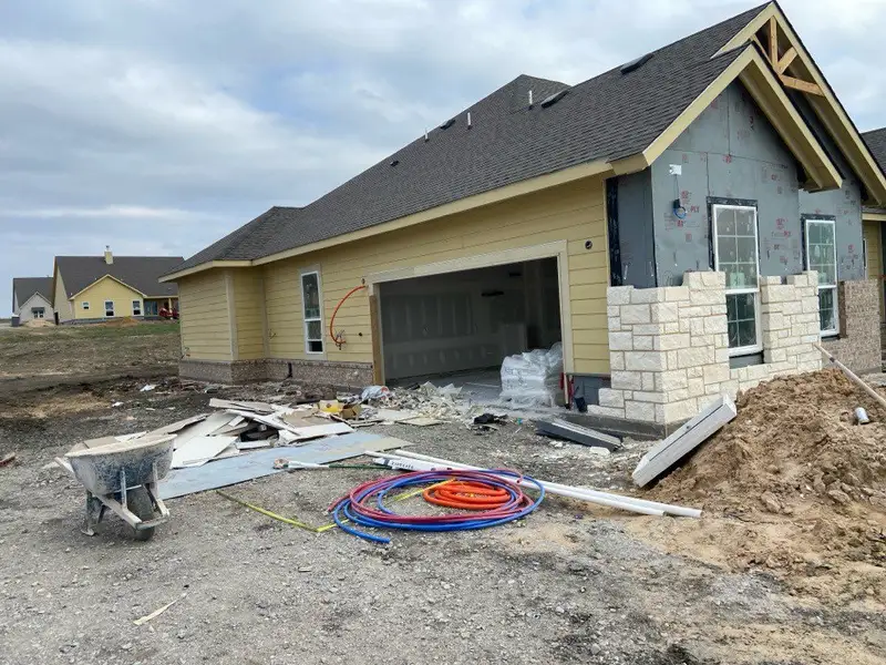 In-progress construction of a new home in Hillview Addition, Decatur, TX (Image 3).