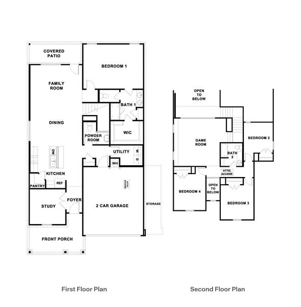 2D floor plan layout of this home in Talavera, Kyle, TX (Image 3). 2D floor plan layout of this home in Talavera, Kyle, TX (Image 3).